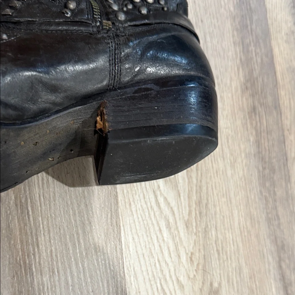 Ariat Studded Western Boots Womens Epic Harness Cowboy 11 B Black Leather - Picture 9 of 16